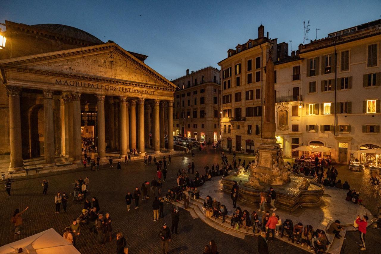 Pantheon Balcony Morgana Suite Rome Exterior photo