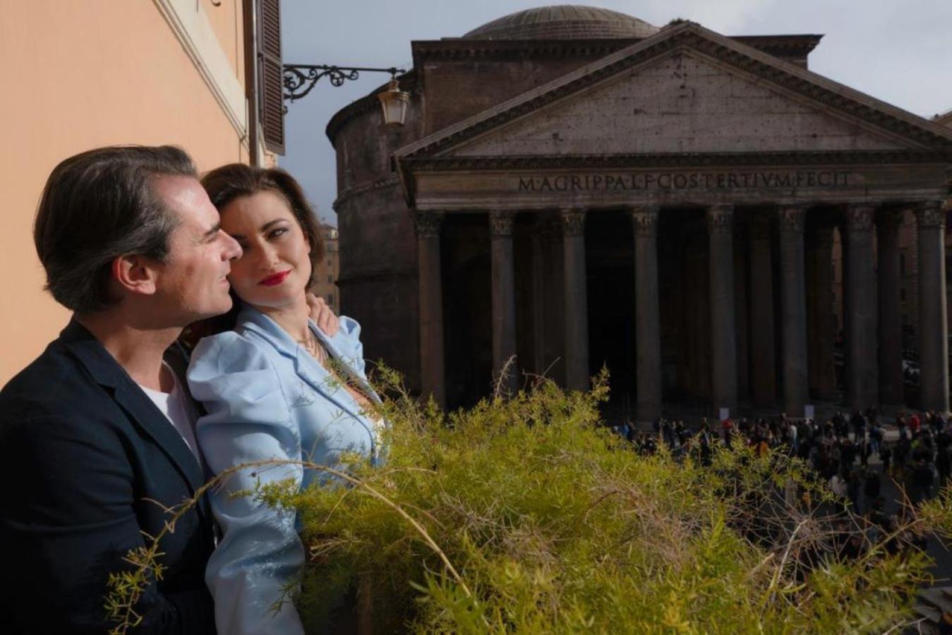 Pantheon Balcony Morgana Suite Rome Exterior photo